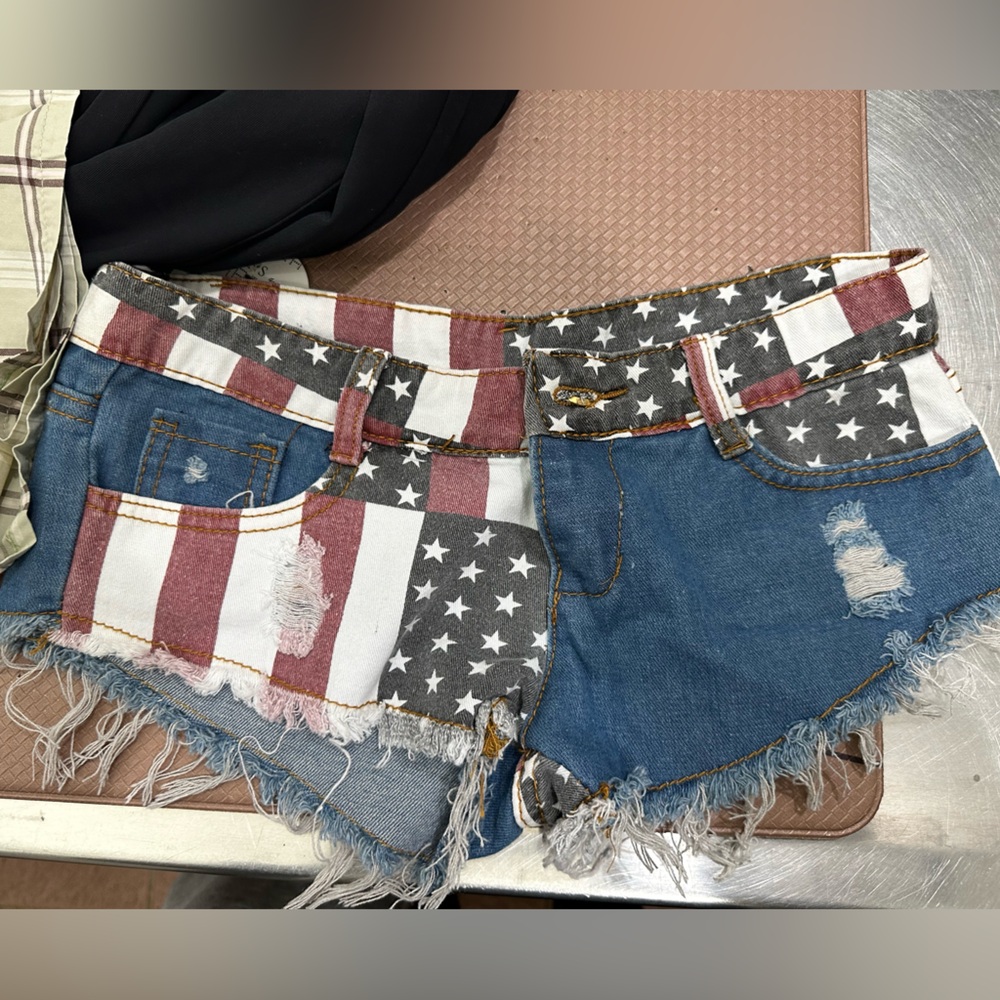 American flag shorts